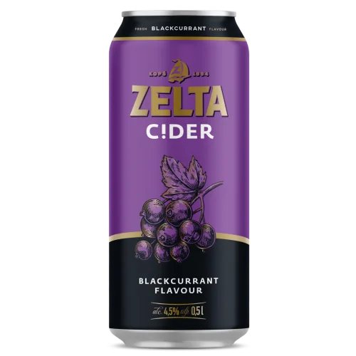 Alus kokteilis Zelta Cider upeņu 4,5% 0,5 l can