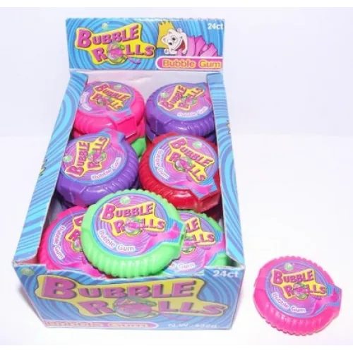 KOŠĻĀJAMĀ GUMIJA BUBBLE ROLLS 18G