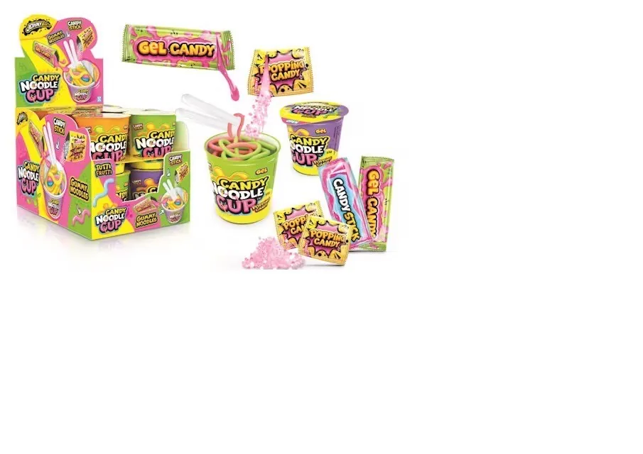 ŽELEJKONFEKTES JOHNY BEE CANDY NOODLECUP, 55G