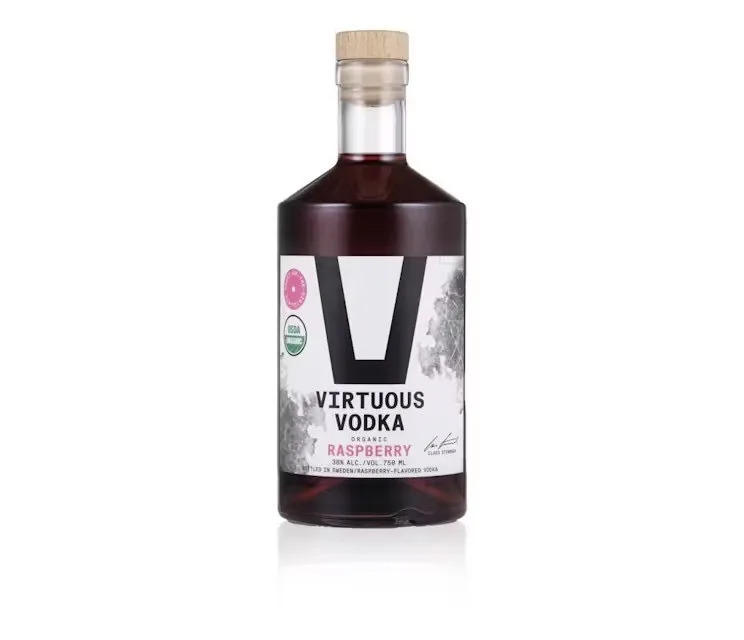 Водка Virtuous Organic Raspberry, 38%, 0,7 л