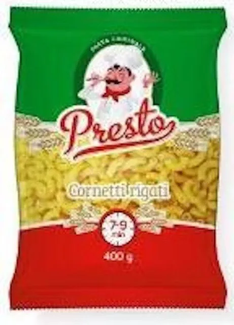 Makaroni radzini Presto, 400 g
