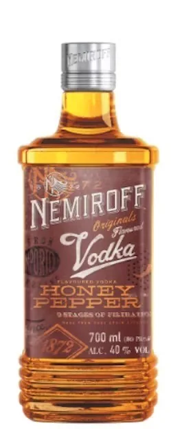 Водка Nemiroff Honey Pepper 40%, 0,7 л