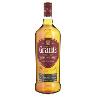 Viskijs grant`s triple wood 40% 1 l