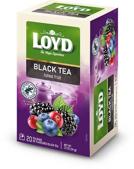 MELNĀ TĒJA LOYD MEŽA AUGĻU GARŠU, 20*1,7 G