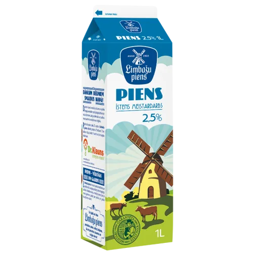 PIENS LIMBAŽU PIENS 2.5% 1L