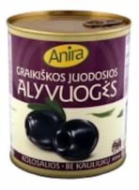 MELNĀS OLĪVAS BEZ KAULIŅIEM ANIRA,0.82KG/0.38KG
