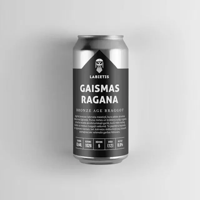 Светлое пиво Labietis Ragana 8%, 0,44 л банка