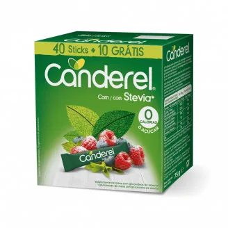 Cukura aizvietotājs canderel stevia 50 x 1,5 g