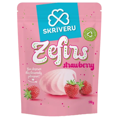 ZEFĪRS SKRĪVERU AR ZEMEŅU GARŠU 170G