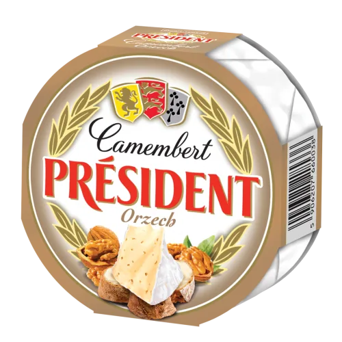 SIERS MĪKSTAIS PRESIDENT CAMEMBERT AR VALRIEKSTIEM 32% 120G