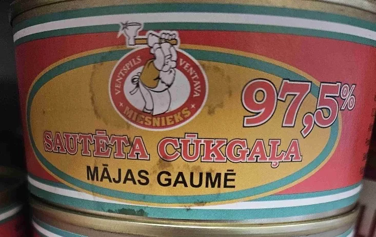 SAUSĒTA CŪKGAĻA MĀJAS GAUMĒ 325G VIENSTSPILS MIESNIEKS