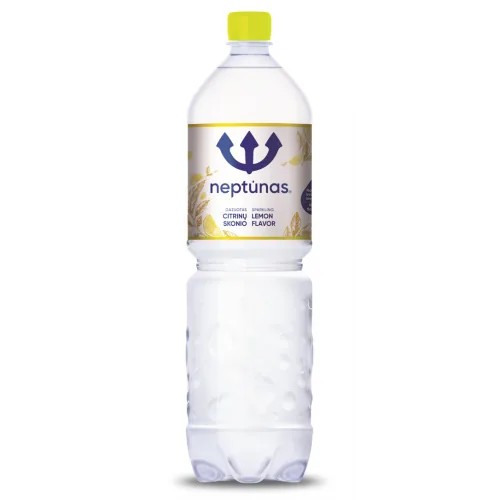 ŪDENS NEPTUNAS CITRONA GĀZĒTS 1.5L PET