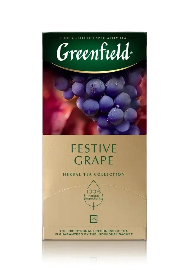 TĒJA GREENFIELD AUGLU FESTIVAL GRAPE 25X2G