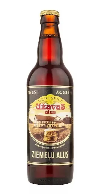 Alus Užavas tumšais ziemelu, 5,8%, 0,5 l (DEP)