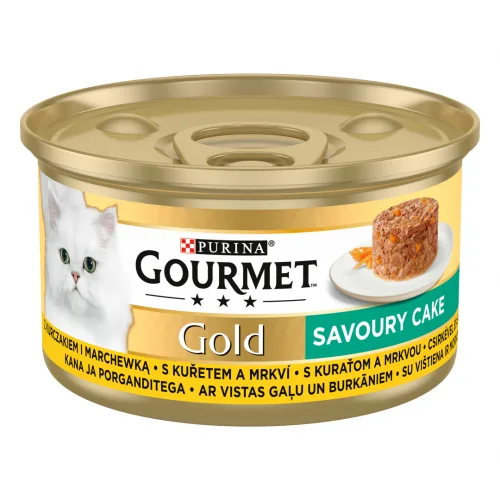 BARĪBA KAĶIEM KONSERV.GOURMET GOLD SAVOURY VISTA BURKĀNI 85G