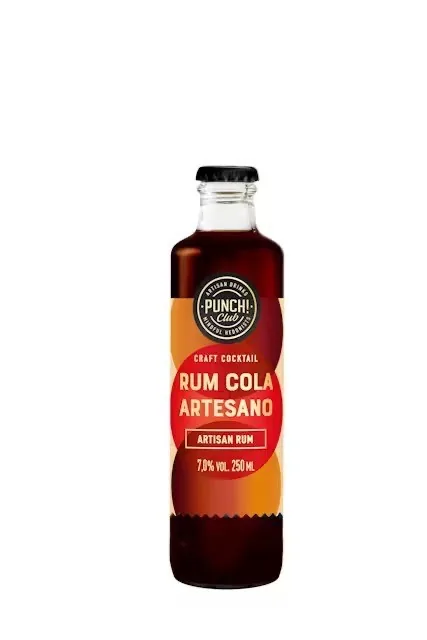 Алкогольный коктейль Punch Club Rum & Cola Artesano 7%, 0,25 л