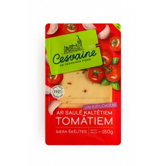 SIERS CESVAINE AR TOMĀTIEM UN ĶIPLOKIEM ŠĶĒLĒS 150G