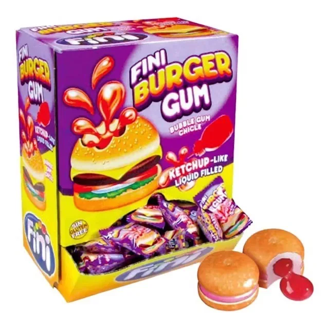 KOŠĻĀJAMĀ GUMIJA FINI BURGER, 200GAB,1KG