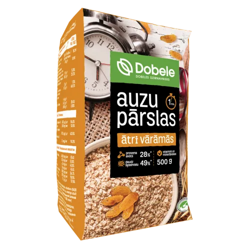 AUZU PĀRSLAS DOBELE ĀTRI VĀRĀMĀS 500G