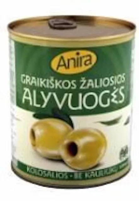 ZAĻĀS OLĪVAS ANIRA, BEZ KAULIŅIEM, 0.38KG/ 0.82KG