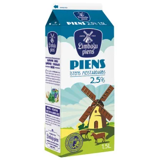 PIENS LIMBAŽU PIENS 2.5% 1.5L