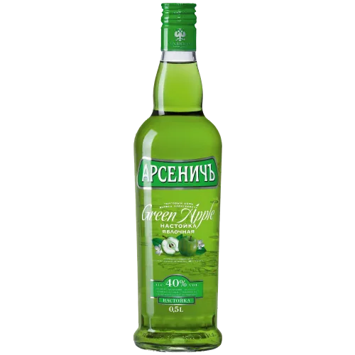Водка ароматизированная Arsenitch яблочная, 40%, 0,5 л
