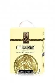 Baltvīns daos chardonnay pussalds 11,5% 3 l bib