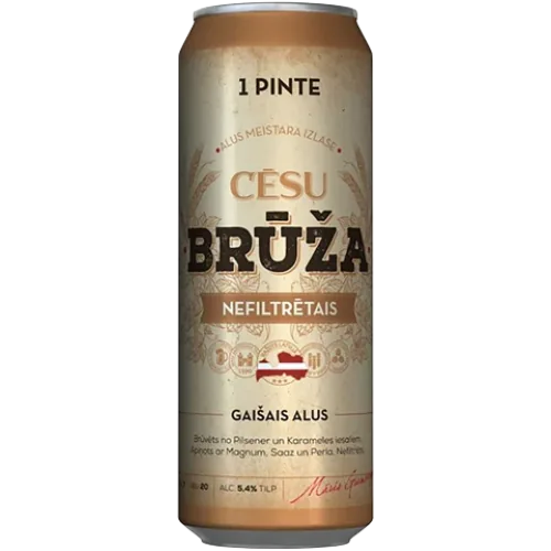Alus Cēsu Brūža Nefil. 5,4% 0,568 l can