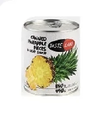 ANANASU RIŅĶĪŠI TASTE LAND, 850G/490G