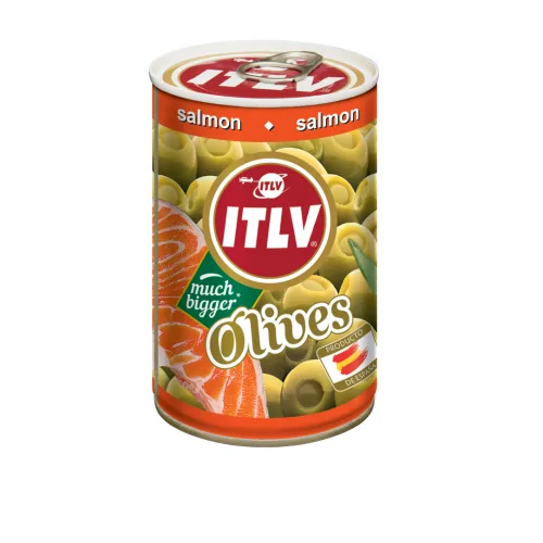 OLĪVAS ITLV ZAĻĀS PILDĪTAS AR LAŠA PASTU 300/110G