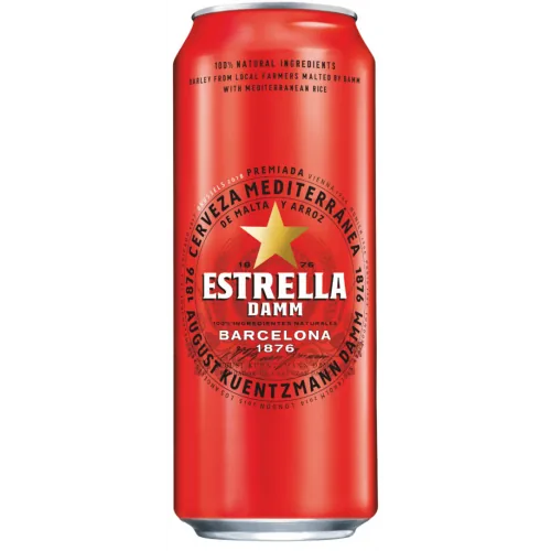 Alus Estrella Damm Barcelona 4,6% 0,5 l can