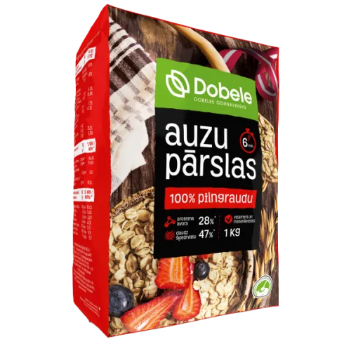 AUZU PĀRSLAS DOBELE PILNGRAUDU 1KG