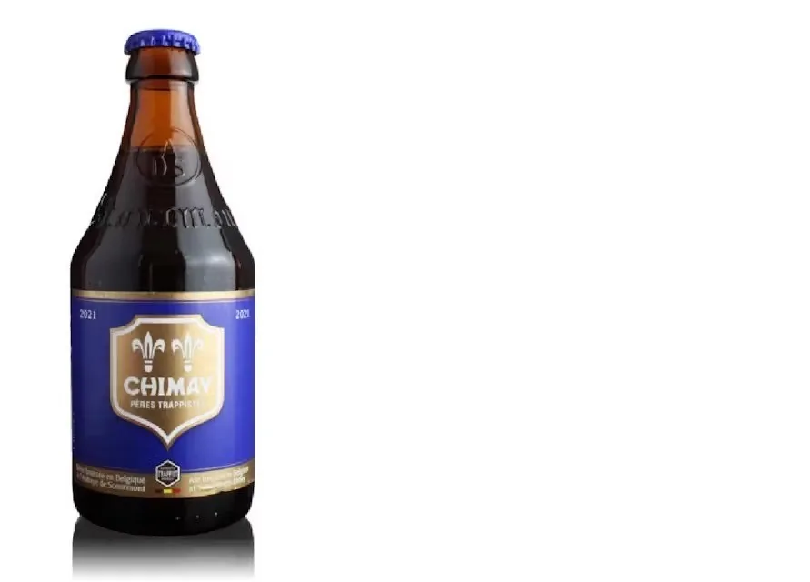 Alus chimay trappist blue label, 9%, stiklā, 0,75 l (DEP)