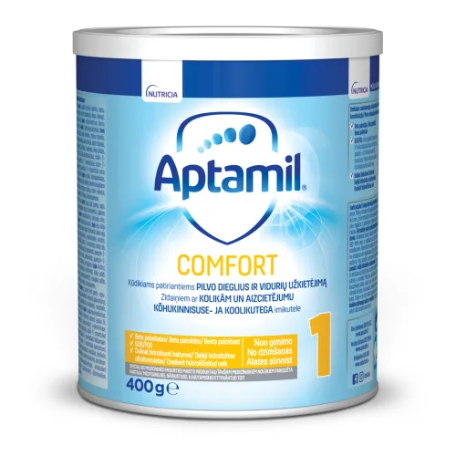 PIENA MAISĪJUMS APTAMIL COMFORT 1 NO DZIMŠANAS 400G