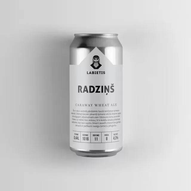 Пиво Labietis Radziņš 4,3%, 0,44 л