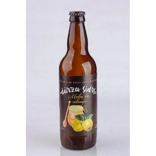 Сидр Dārza Sidrs с мёдом и айвой 5,5%, 0,5 л
