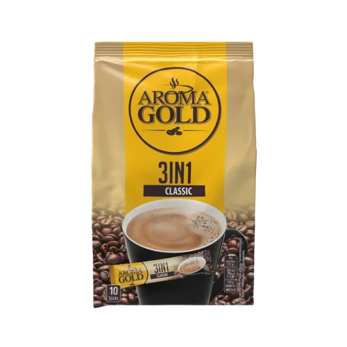 KAFIJAS DZĒRIENS AROMA GOLD 3IN1 10X17G MAISS