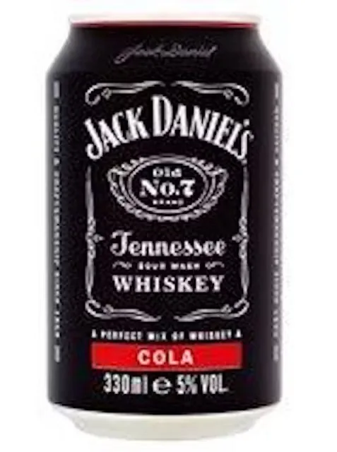 Коктейль Jack Daniel's & Coca-Cola 5%, 0,33 л