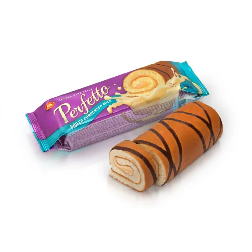 BISKVĪTA RULETE PERFETTO AR IEBIEZINĀTA PIENA GARŠU 130G