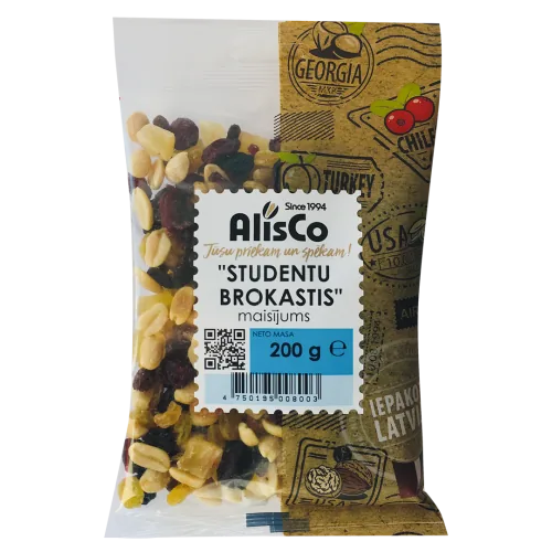 MAISĪJUMS STUDENTU BROKASTIS ALIS CO 200G
