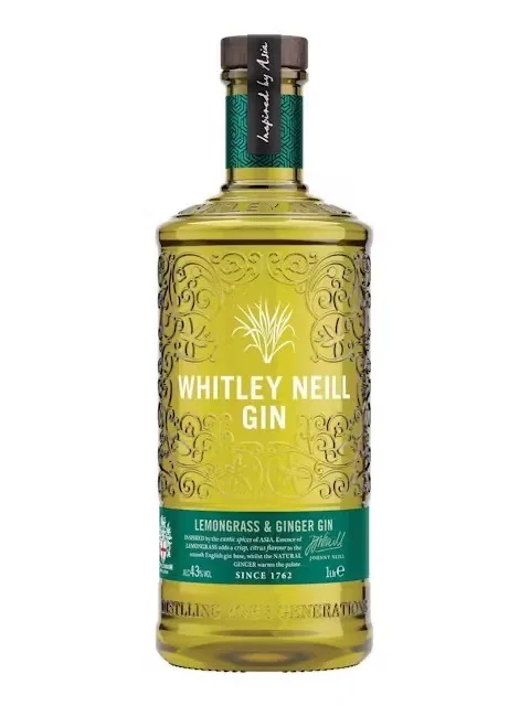 Джин Whitley Neill Lemongrass & Ginger, 41,3%, 0,7 л