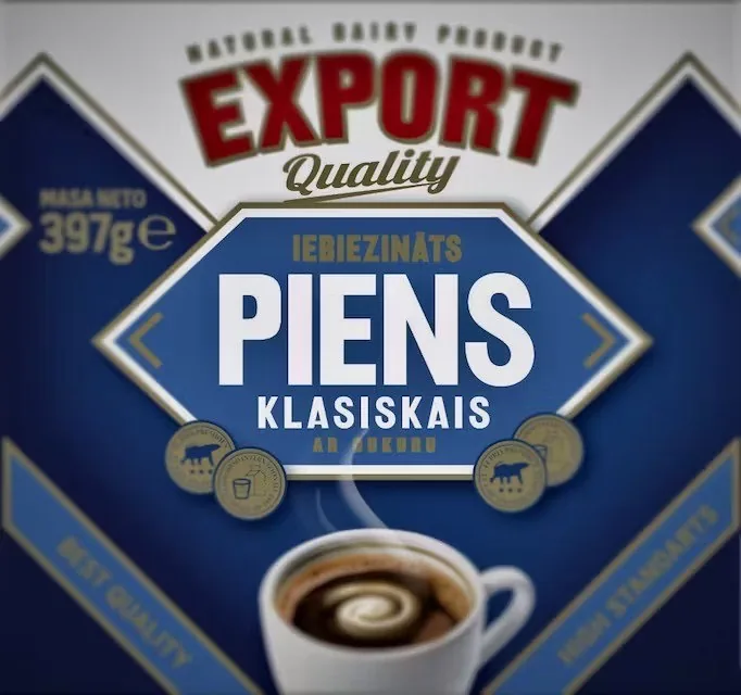 IEBIEZINĀTS PIENS KLASISKAIS AR CUKURU,397G