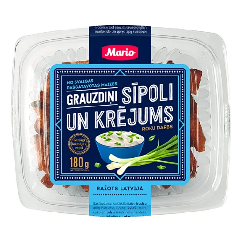 GRAUZDIŅI MARIO SĪPOLI UN KRĒJUMS 180G