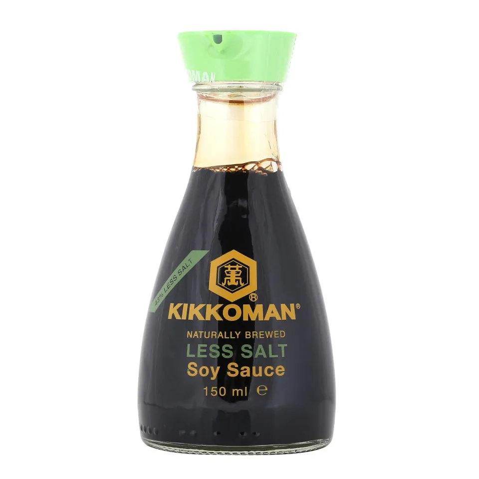 SOJAS MĒRCE KIKKOMAN PAR 43% MAZĀK SĀLS 150ML