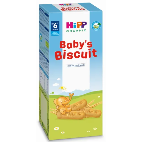 BISKVĪTI HIPP NO 6 MĒNEŠIEM BIO 180G