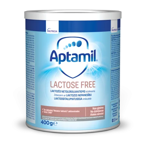 PIENA MAISĪJUMS APTAMIL LACTOSE FREE NO DZIMŠANAS 400G