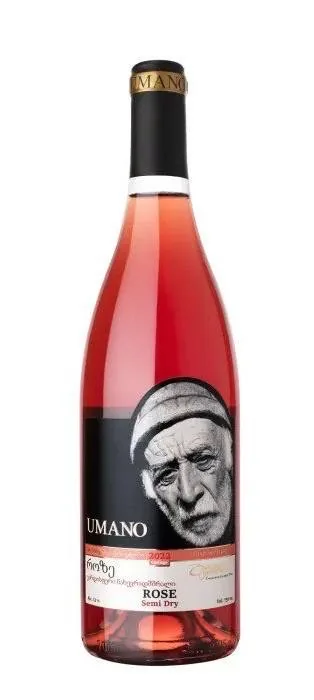 Розовое вино Umano, полусухое, 12%, 0,75 л