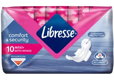 HIGIĒNISKĀS PAKETES LIBRESSE MAXI NORMAL 10GAB.