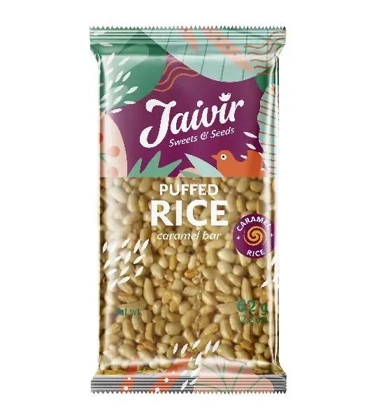 BATONIŅŠ RICE CARAMEL BAR 62G JAIVIR