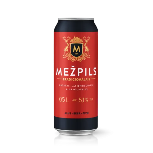 Alus Mežpils tradicionālais 0,5 l 5,1% can
